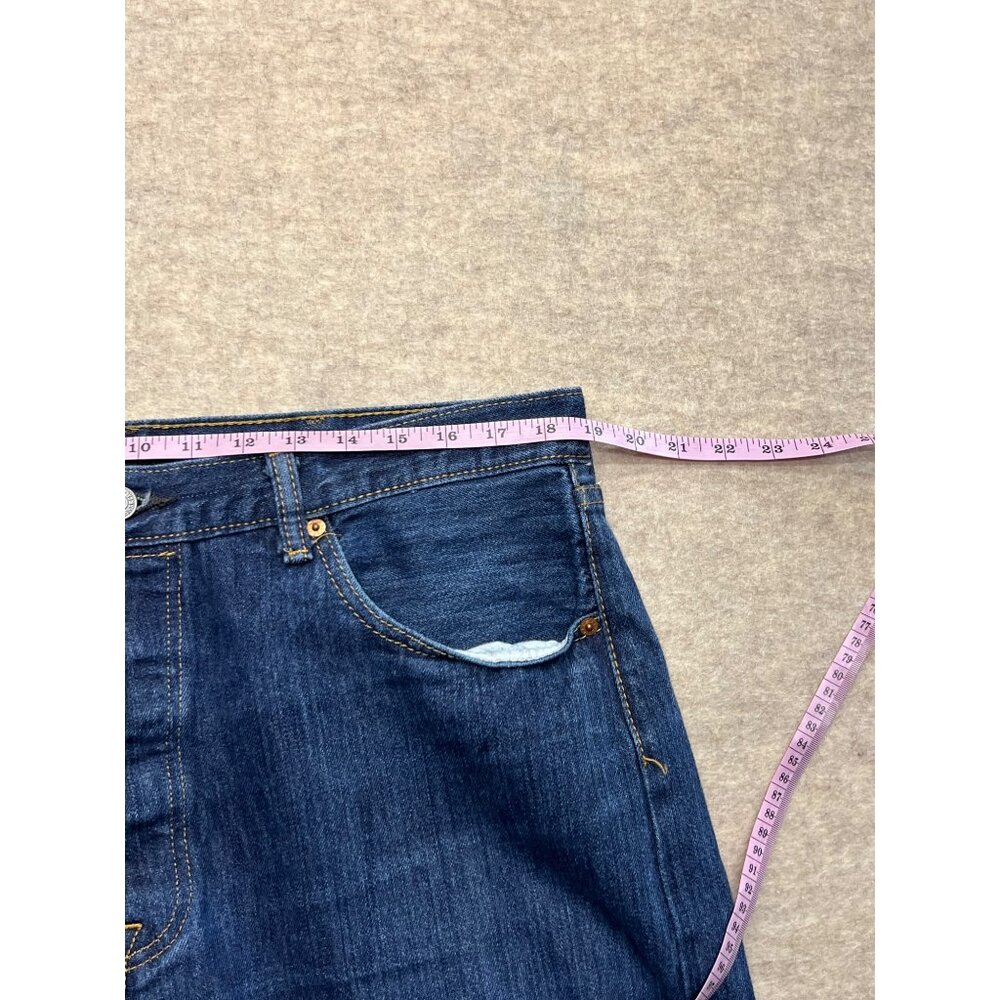 Levi's 501 Button Fly Medium Wash Straight Leg Men's Denim Jeans 38 X 34 - Picture 8 of 10